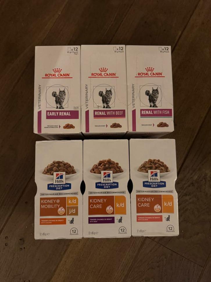 Royal Canin en Hills katten nierdieet eten, Dieren en Toebehoren, Dierenvoeding, Kat, Ophalen of Verzenden