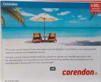 Corendon € 60,- korting per boeking, Drie personen of meer, Kortingsbon, Overige typen