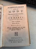 Boek, getiteld "Alleen-spraeken met Godt"1743, Ophalen of Verzenden, Onbekend
