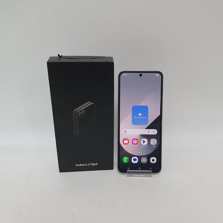 Samsung Galaxy Z Flip6 256GB Silver Shadow in Doos ZGAN!, Telecommunicatie, Mobiele telefoons | Samsung, Zo goed als nieuw, Galaxy Z Flip