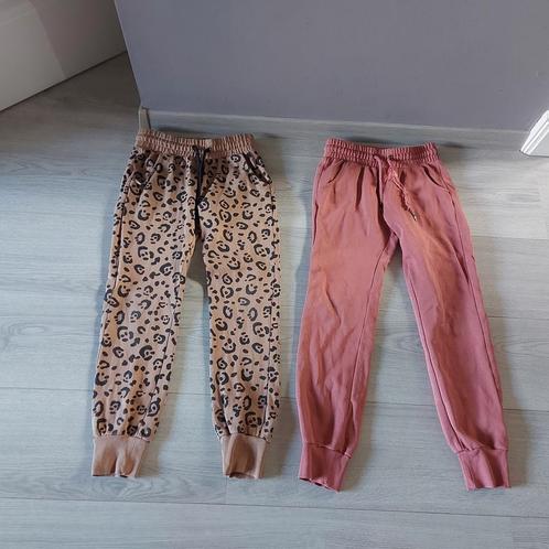 2 joggingbroeken maat 134/140 Hema, Kinderen en Baby's, Kinderkleding | Maat 134, Gebruikt, Meisje, Broek, Ophalen of Verzenden