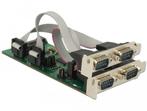 DeLOCK PCIe Card 3x RS-232 + 1x TTL 3.3V, Verzenden, Facturen@maascomputers.nl, Cargadoorweg 23, 6541 BT Nijmegen, Maas Computers