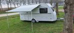 Weinsberg Knaus 460 / 4 slaap plaatsen Top Staat., Caravans en Kamperen, Bedrijf, Treinzit, Vast bed, 4 tot 5 meter