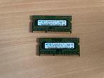 2 x SO-Dimm - DDR3-1333 Mhz, Computers en Software, RAM geheugen, Ophalen of Verzenden, Zo goed als nieuw, DDR3