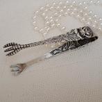 Verzilverd 90 Suikertang Hildesheimer Rose, Ophalen of Verzenden