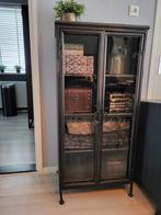 Dutchbone Vitrinekast , glazen deuren, 1.25 mtr hoog, Met deur(en), Zo goed als nieuw, Glas, 25 tot 50 cm
