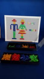 Mozaiek Mozaik Spel in doos, 340st pinnetjes, compleet. K8, Kinderen en Baby's, Speelgoed | Educatief en Creatief, Gebruikt, Ophalen of Verzenden