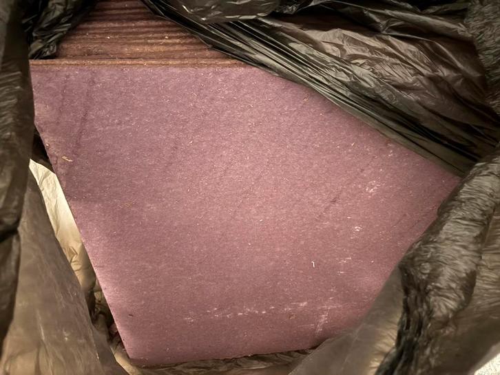 Ondervloer 8mm ruim 15m2 gratis af te halen, Huis en Inrichting, Stoffering | Vloerbedekking, Gebruikt, Overige typen, Bruin, Groen