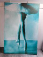Canvas poster ballet/ballerina, Foto of Poster, 75 tot 100 cm, Gebruikt, Ophalen