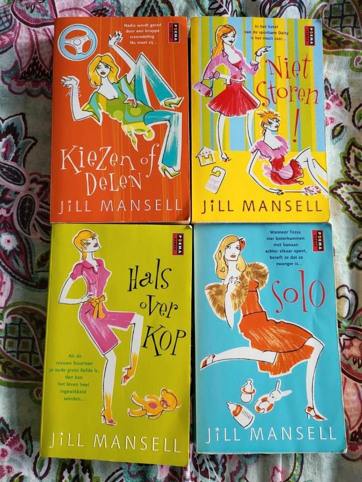 4 romans van Jill Mansell voor vrouwen, Boeken, Romans, Zo goed als nieuw, Ophalen of Verzenden