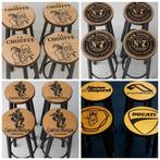 Supermooie barkrukken met elk gewenst logo, 5 krukken of meer, Met voetsteun, 60 tot 90 cm, Nieuw