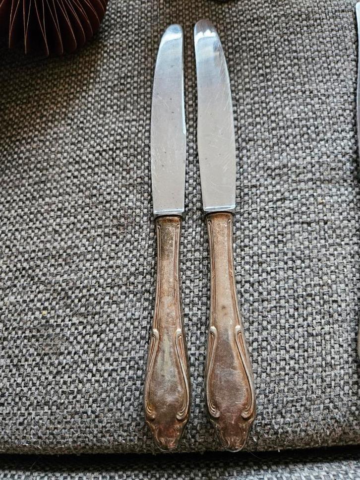 Zilveren oude messen, Antiek en Kunst, Antiek | Bestek, Ophalen of Verzenden