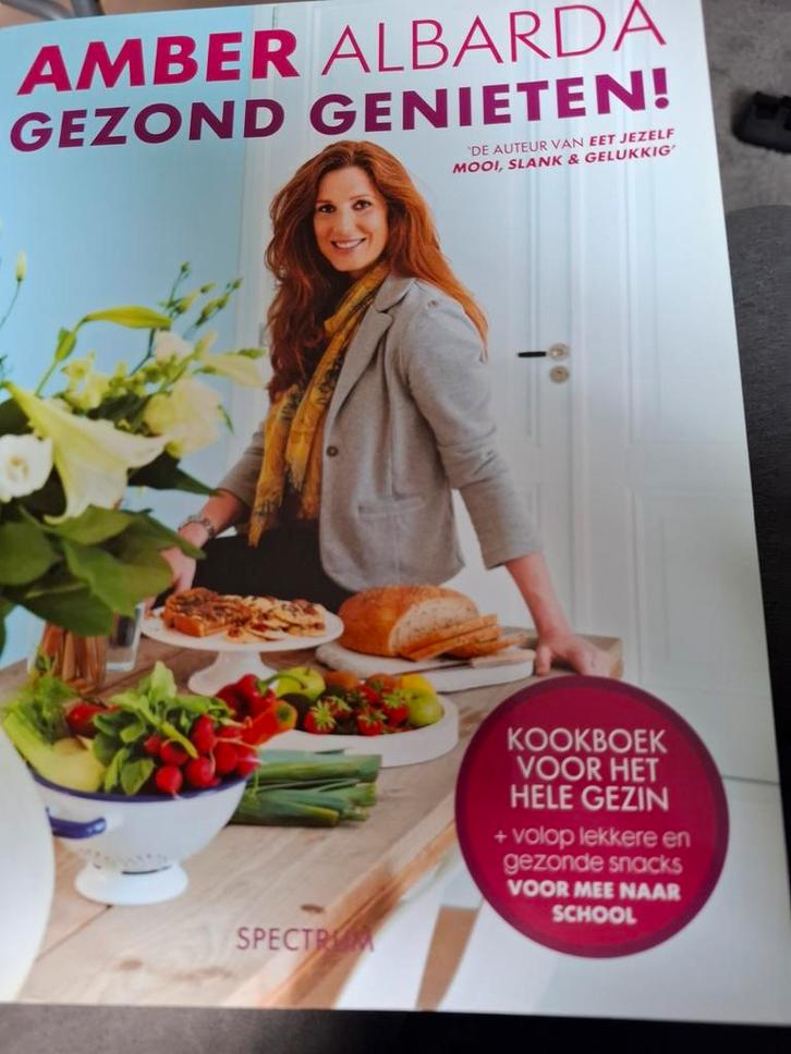 Gezond Genieten Kookboek - Amber Albarda, Boeken, Kookboeken, Gelezen, Voorgerechten en Soepen, Hoofdgerechten, Tapas, Hapjes en Dim Sum