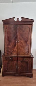 Mahonie kast, Gebruikt, Ophalen of Verzenden, 25 tot 50 cm, Overige houtsoorten