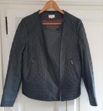 Leren jas jack grijs mt 44 kalfsleer zgan, Ophalen of Verzenden, Zo goed als nieuw, Maat 42/44 (L), Grijs