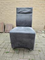 Eettafel stoelen met wieltjes, Huis en Inrichting, Stoelen, Ophalen, Kunststof, Gebruikt, Drie