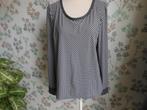 Mooie blouse/shirt van STUDIO ANNELOES travelstof, Kleding | Dames, Ophalen of Verzenden, Zo goed als nieuw, Maat 36 (S), Zwart