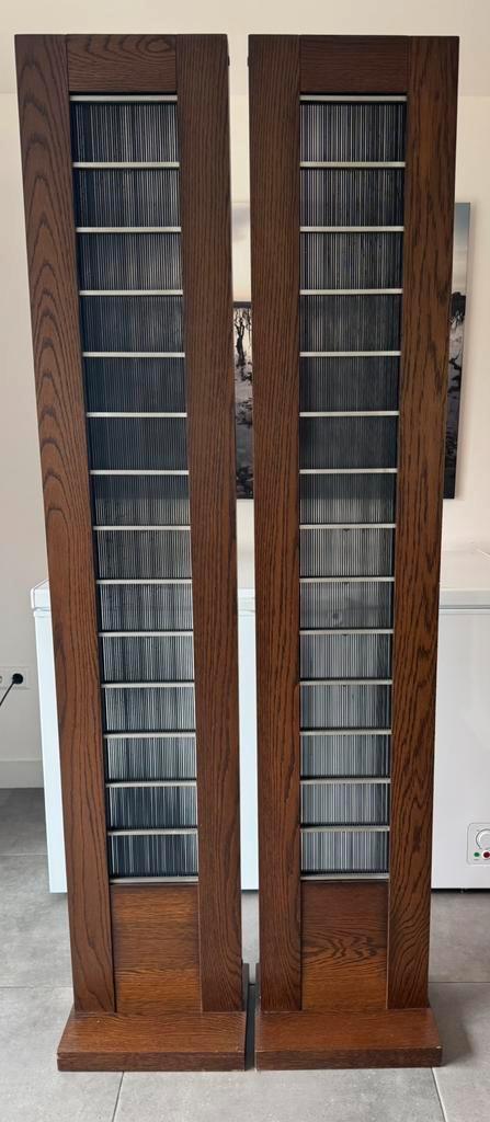 Audiostatic ES100 goed werkend, Audio, Tv en Foto, Luidsprekers, Gebruikt, Front, Rear of Stereo speakers, 120 watt of meer, Overige merken