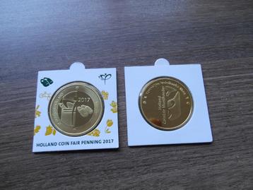 Penning Holland Coin Fair 2017 Ik hou van Holland Klompen beschikbaar voor biedingen