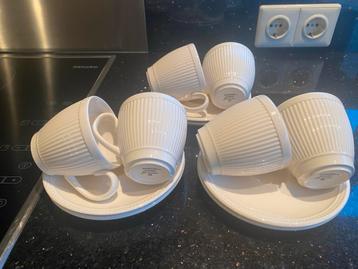 Wedgwood Windsor Kop en Schotels - 6 stuks beschikbaar voor biedingen