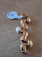 Zilvere 925 vergulde broche, Ophalen of Verzenden, Zo goed als nieuw, Goud, Zilver