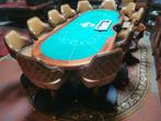 Poker casino abbiati tafel 300cm lang x 120 cm breed, Hobby en Vrije tijd, Gezelschapsspellen | Kaartspellen, Ophalen, Gebruikt