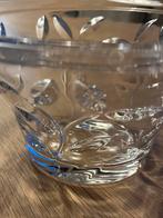 Mooie glazen bewerkte schaal, Antiek en Kunst, Antiek | Glas en Kristal, Ophalen