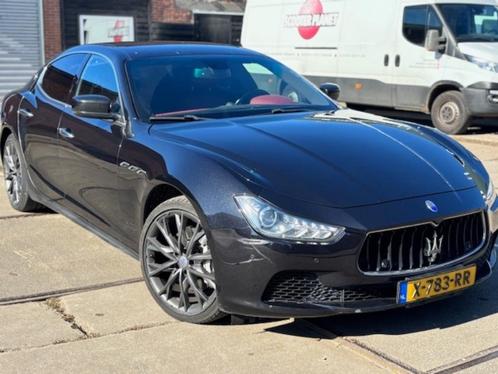 Maserati Ghibli 3.0 V6 Benzine 20 inch Full options Inruil, Auto's, Maserati, Particulier, Ghibli, ABS, Achteruitrijcamera, Adaptieve lichten