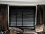 Zwarte Houten Jaloezieën, Huis en Inrichting, Stoffering | Gordijnen en Lamellen, Ophalen, Zo goed als nieuw, Zwart, 150 tot 200 cm