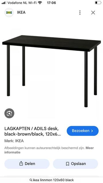 Ikea tafel/bureau beschikbaar voor biedingen