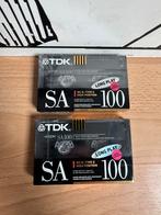 TDK SA 100, Cd's en Dvd's, Cassettebandjes, 2 t/m 25 bandjes, Overige genres, TDK, Nieuw in verpakking