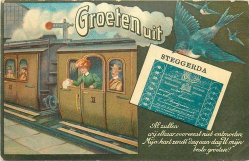 (388-417-009) Steggerda, Verzamelen, Ansichtkaarten | Nederland, Friesland, Verzenden