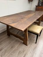 Spaanse tafel, Huis en Inrichting, Tafels | Eettafels, Ophalen, Eikenhout, 200 cm of meer, 50 tot 100 cm