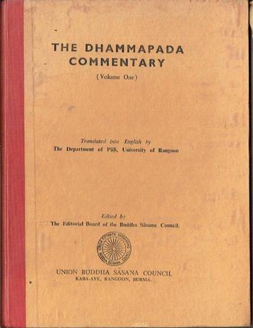 THE DHAMMAPADA COMMENTARY   volume 1  beschikbaar voor biedingen