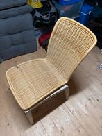 Rotan Stoel - Stijlvol en Comfortabel, Ophalen, Gebruikt, Bruin, Riet of Rotan