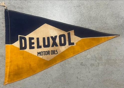 vaantje vlaggetje Deluxol motorolie motorraces TT, Verzamelen, Merken en Reclamevoorwerpen, Gebruikt, Gebruiksvoorwerp, Ophalen of Verzenden