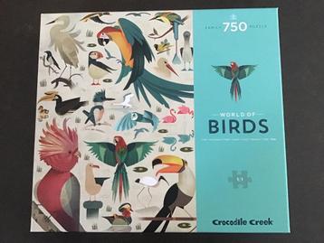 Crocodile Creek Family Puzzle World of Birds 750 stukjes beschikbaar voor biedingen