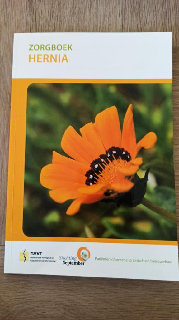 Zorgboek Hernia - Stichting September, Boeken, Gezondheid, Dieet en Voeding, Zo goed als nieuw, Ophalen of Verzenden