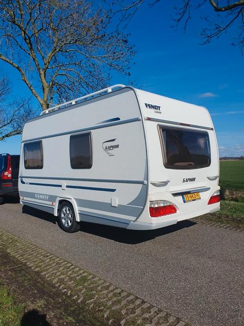 Fendt Saphir 410, Bovag 24, nieuwe douche, voortent/luifel, Caravans en Kamperen, Caravans, Bedrijf, tot en met 3, 750 - 1000 kg