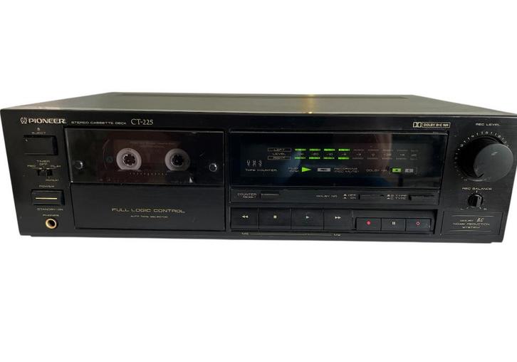 Pioneer cassettedeck CT 225. Lees de advertentie!, Audio, Tv en Foto, Cassettedecks, Enkel, Overige merken, Tiptoetsen, Tape counter