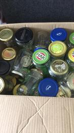 Te koop diverse maten glazen potten in goede staat. 35 stuks, Ophalen of Verzenden