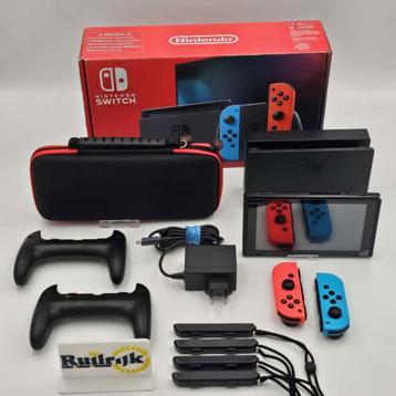 Nintendo Switch V2 console met dock - Nette staat beschikbaar voor biedingen