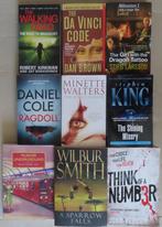Stapel Engelstalige thrillers&mysteryboeken; in 1 koop €7,50, Ophalen of Verzenden, Gelezen, Wilbur Smith e.a., Fictie