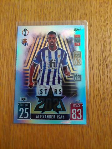 Alexander Isak Rookie Real Sociedad Topps Stars 2021  beschikbaar voor biedingen