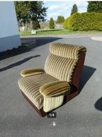 vintage fauteuil zetel 70er jaren, Huis en Inrichting, Fauteuils, Ophalen, Hout, 70er, 75 tot 100 cm