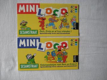 Sesamstraat 123 - Mini Loco Bert, Ernie en vrienden 1 en 2 beschikbaar voor biedingen