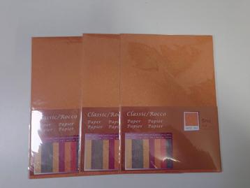 3x Hobby Crafting Fun Classic Rocco A4 papier NIEUW  beschikbaar voor biedingen