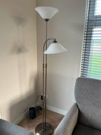 Lamp, Vloerlamp, bronskleurig met witte kappen, Ophalen, Zo goed als nieuw, 150 tot 200 cm