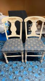Landelijke eetkamerstoelen 4 stuks, Huis en Inrichting, Stoelen, Ophalen, Gebruikt, Overige kleuren, Landelijk