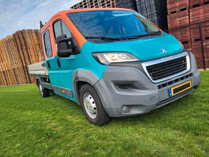 Peugeot Boxer 3.0 HDI 130KW Multicab 2016 met KRAAN, Auto's, Bestelauto's, Particulier, ABS, Airbags, Airconditioning, Boordcomputer